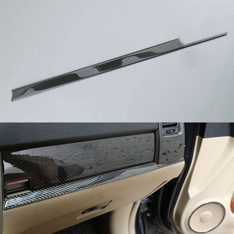 Black Car Copilot Dashboard Panel Cover Trim Frame Fit For Honda CR-V 07-11