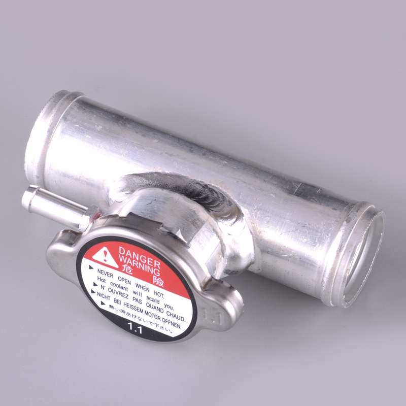 1-1/4" (32MM) Radiator All Alloy Aluminum Hose Filler Inline Coolant Hose Drain