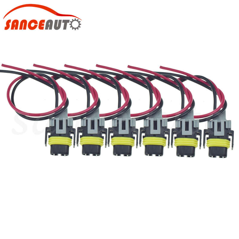 6PCS PT2298 Vehicle Speed Sensor VSS Harness Connector For 700R4 4L60 4L60E New