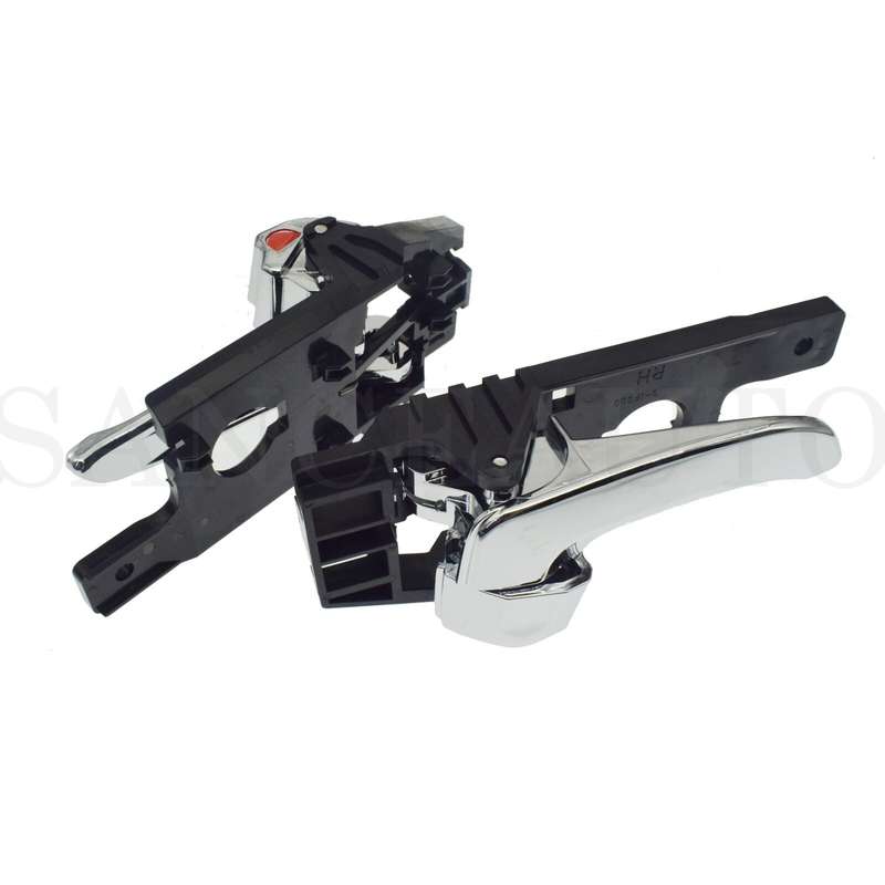 2pcs Inside Door Handles Chrome Left Right For Kia Sportage 2.0L 2.7L 2005-2010