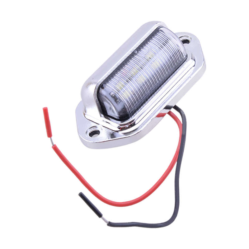 4pcs Marine Boat RV LED Deck Courtesy Light Waterproof Stern Transom Light New