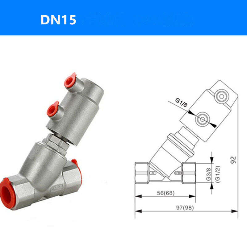 304 Stainless Steel Liquid Filling Machine Anti-drip Head Discharge Valve DN15