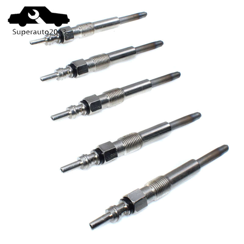 0250202022 5X Glow Plug For VW Beetle Golf Jetta 1.9L l4 TDI Audi A3 Seat Skoda