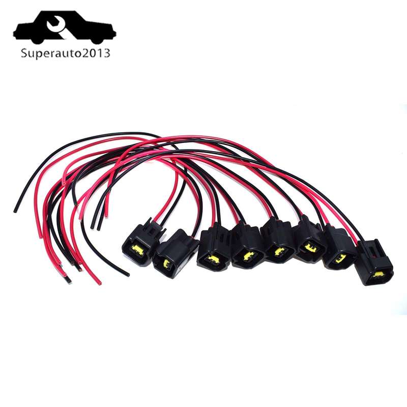 1P1258 New 8PCS Crankshaft Position Sensor Connector / Ignition Coil For Ford