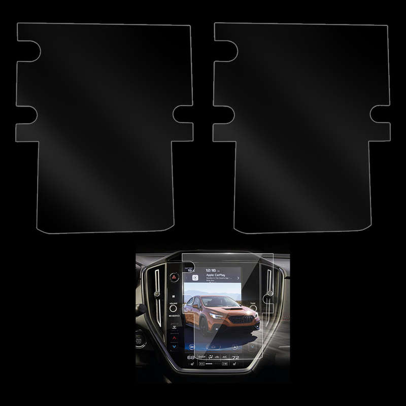 2X Car Touchscreen Protector Film Clear Fit For Subaru WRX 2022/2023 LHD