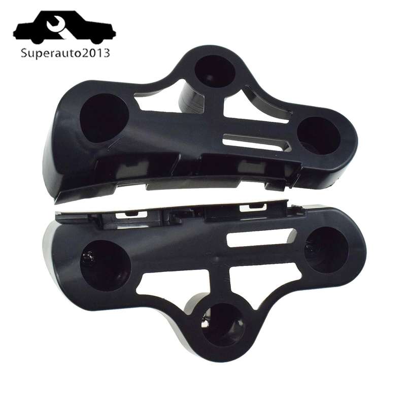 Pair Left & Right Front Bumper Mounting Bracket Set For Toyota Sequoia 2007-2021