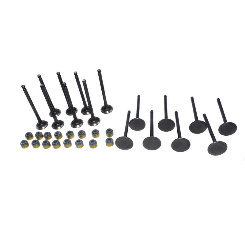 Intake Exhaust Valve w/ Valve Stem Seals For Hyundai ACCENT Kia RIO 1.6L 01-11