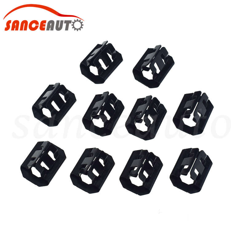 10PCS Front Bumper Cover Grille Fastener Clip for Chevrolet Avalanche 1999-2006