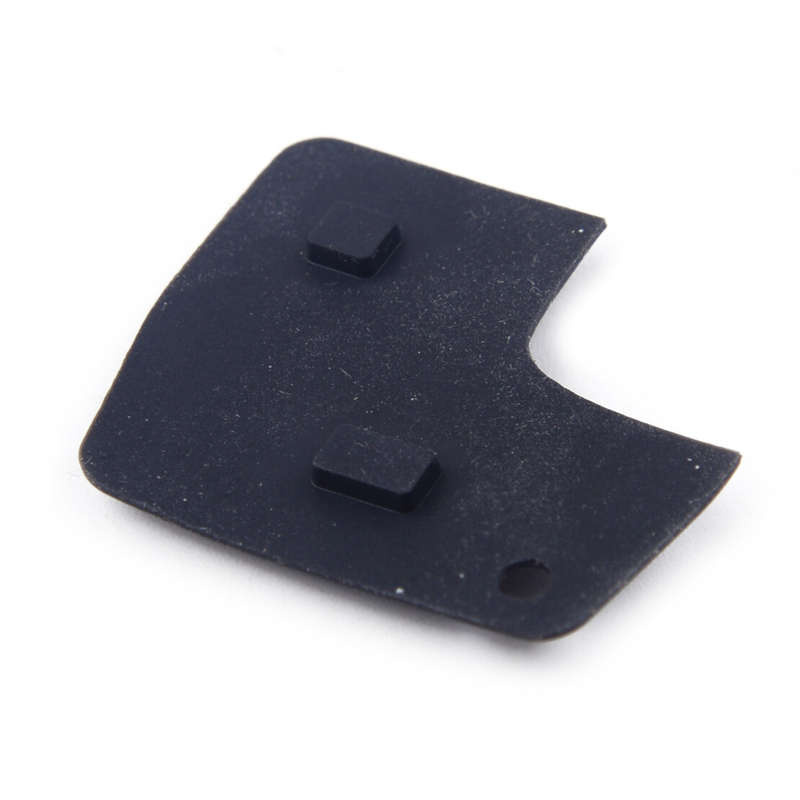 Car 2 Button Remote Key Fob Shell Switch Rubber Pad Fit For Toyota Corolla Rav4.