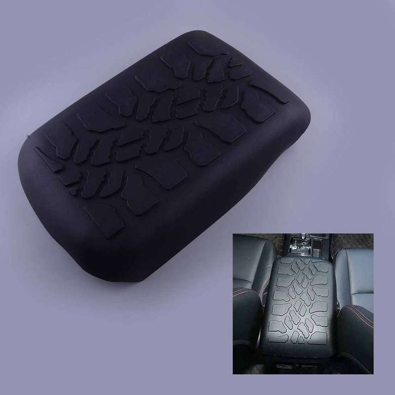 Black Center Console Armrest Box Cover Pad Car Fit For Toyota 4Runner 2017-2022