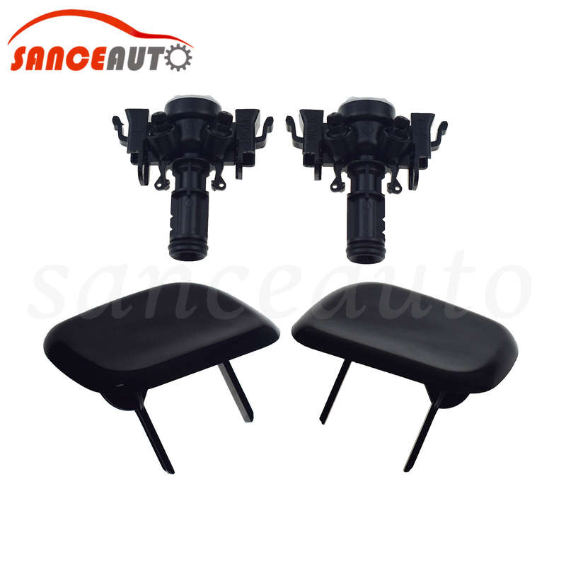 Headlight Washer Nozzle Sprayer Jet Cover Cap For Hyundai Tucson TL 2015-2017