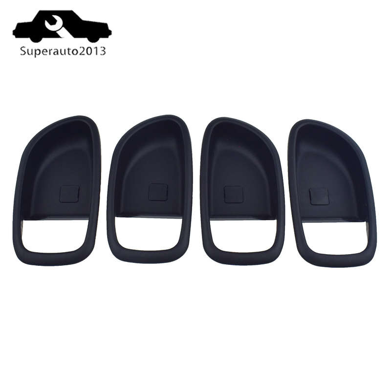 8X Front Rear Left Right Inside Door Handle & Bezel For 2007-10 Hyundai Elantra