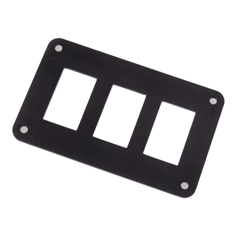 Car 1x 3 Gang Rocker Switch Dash Mount Holder Housing Panel Universal