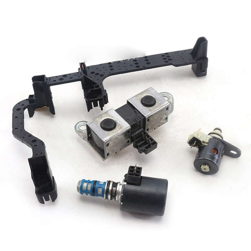 Set of 4 For Ford 1998-04 Transmission Solenoid Set Includes Harness AODE 4R70W