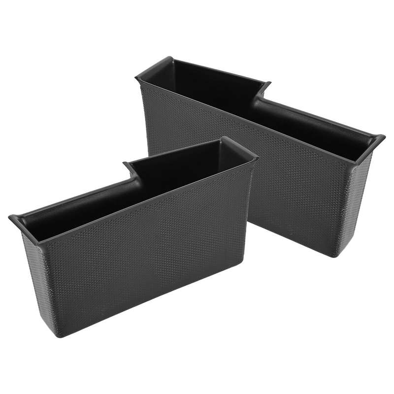 1pair Front Door Storage Box Organizer Tray Container Fit for Ford Maverick