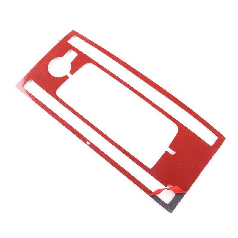 Fit For Honda Accord 2013-17 Carbon Fiber Red Center Console Panel Cover Decor