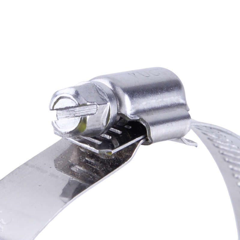 4x 4inch Adjustable Hose Clamps Fuel Hose Clamps Worm Gear Stainless Steel Clamp