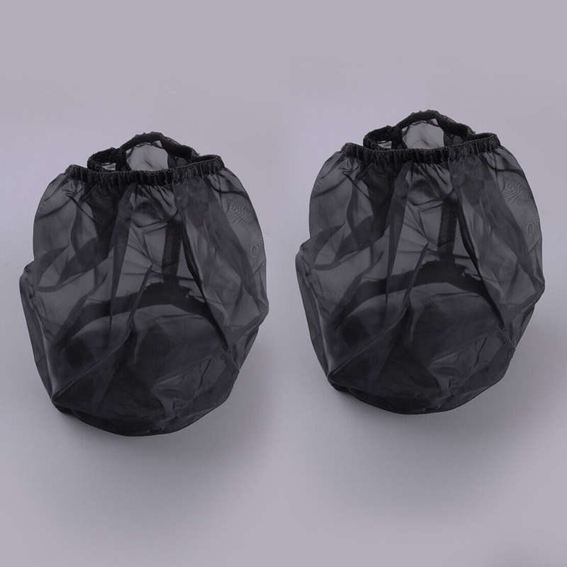 2Pcs 6" DustProof Intake Filter Air Filter Cleaner Protect Rain Sock Cover zx