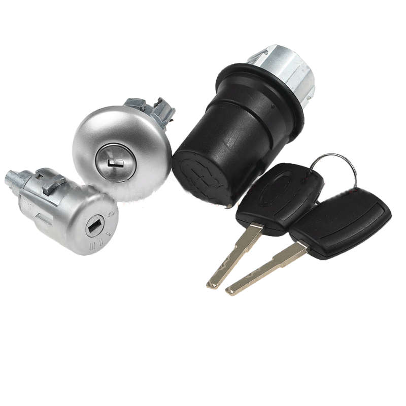 Ignition Switch Door Lock Set w/ Keys For Ford Transit MK8 Tourneo Custom 14-19
