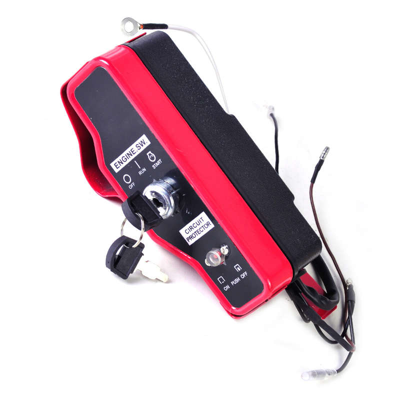 Ignition Switch Control Box Case+2 Keys Fit for GX390 13HP GX340 Gas Engin