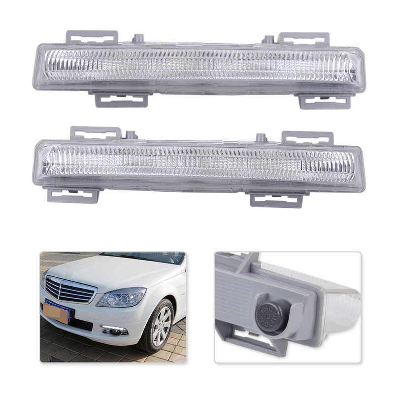 2x Daytime Running Lamp Fog Light Fit for Mercedes W204 W212 R172 2049068900