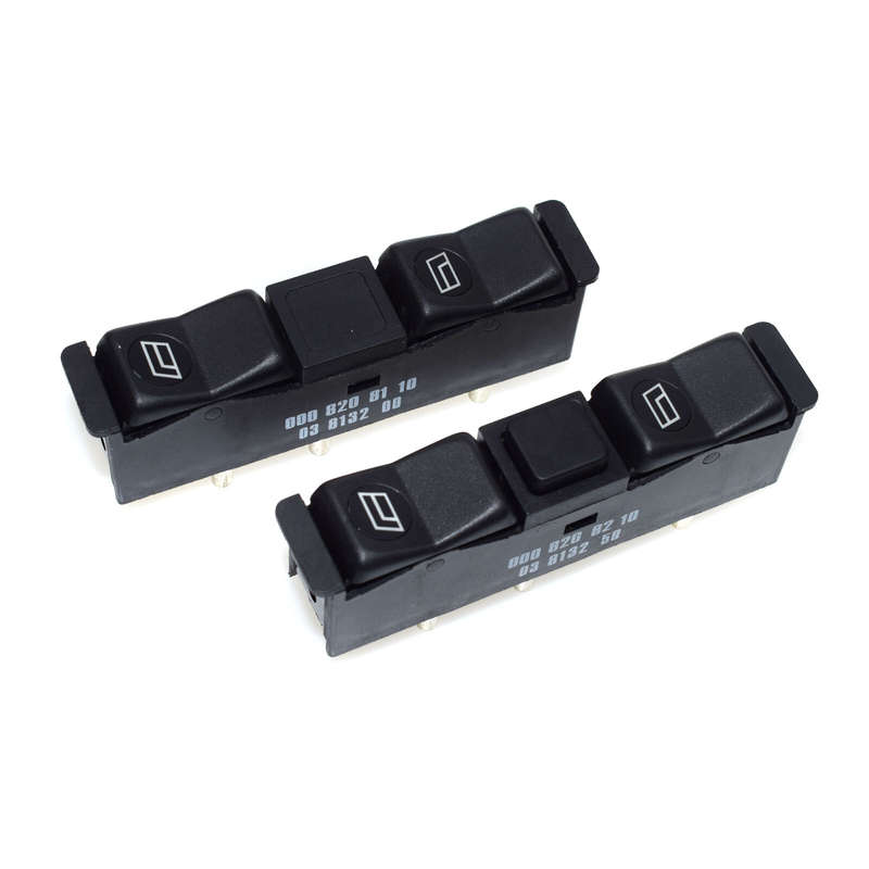 2X Front Left & Right Electric Power Window Switches For Mercedes-Benz 190E 190D