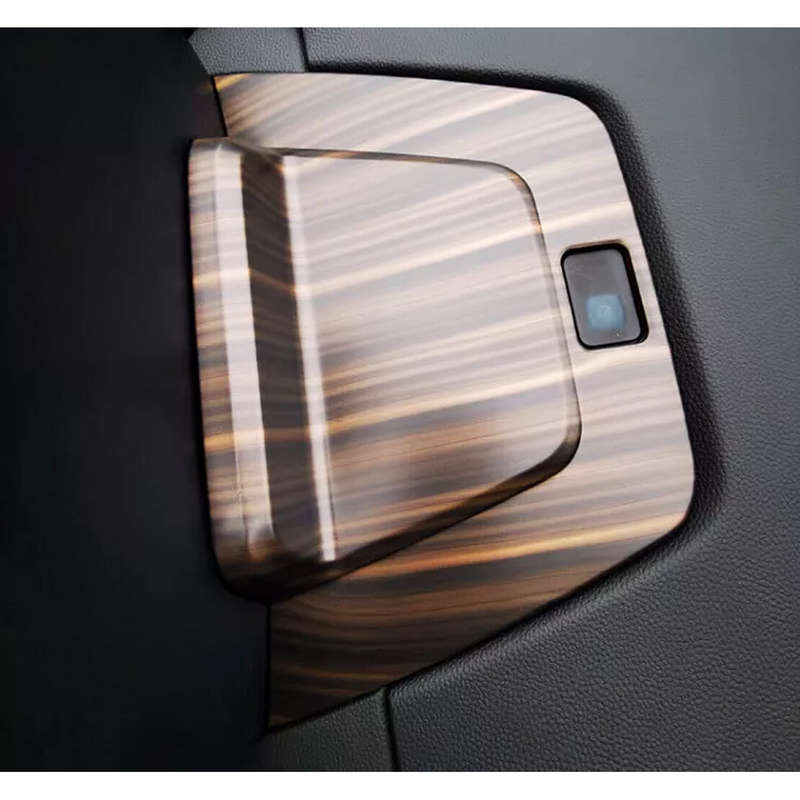 Wood Grain Center Console Navigation Panel Trim Fits For Honda CR-V 2023-2024