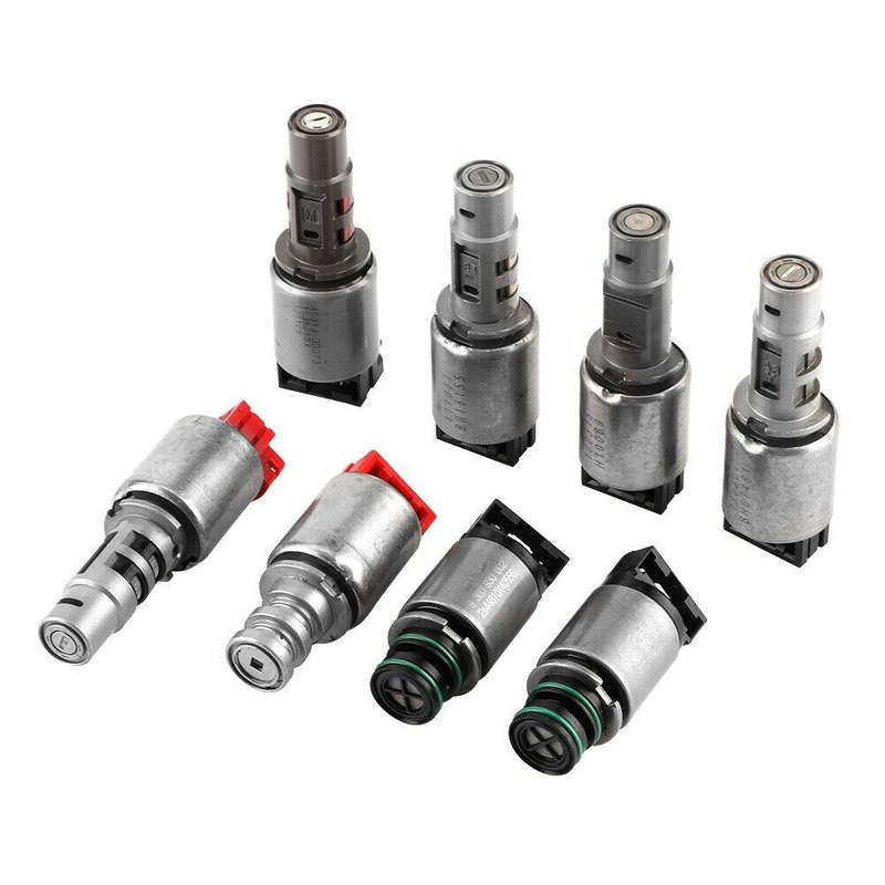 8Pcs A6MF1/2 A6LF1/2/3 Transmission Solenoids Kit For Hyundai Kia Chevrolet