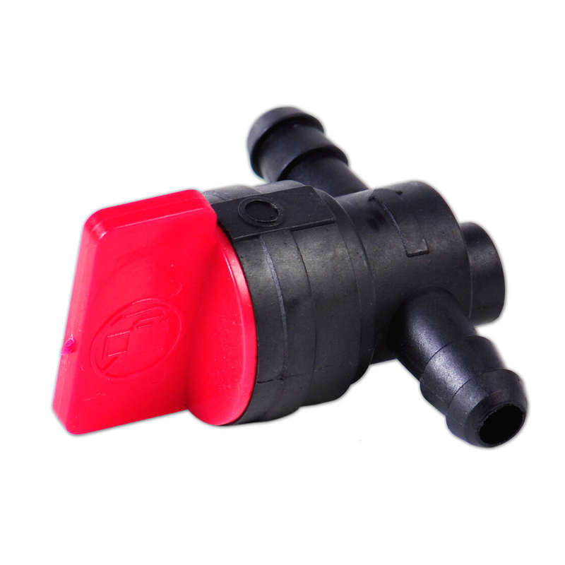 3x 1/4" InLine Fuel CutOff ShutOff Valve Petcock + Clamp