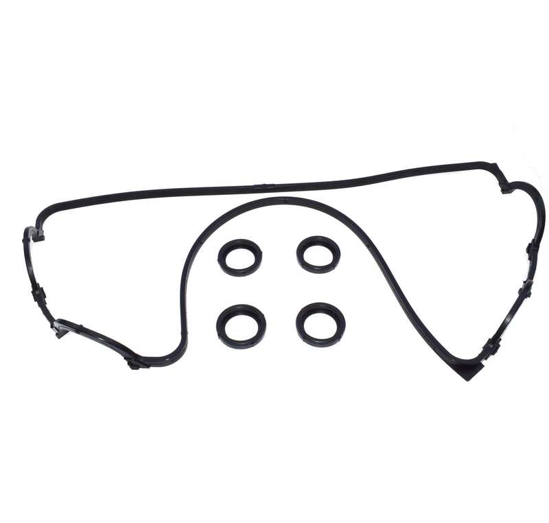 New For Honda DOHC VTEC B-Series Valve Cover Gasket W/ 4 Tube Seals B16 B17 B18