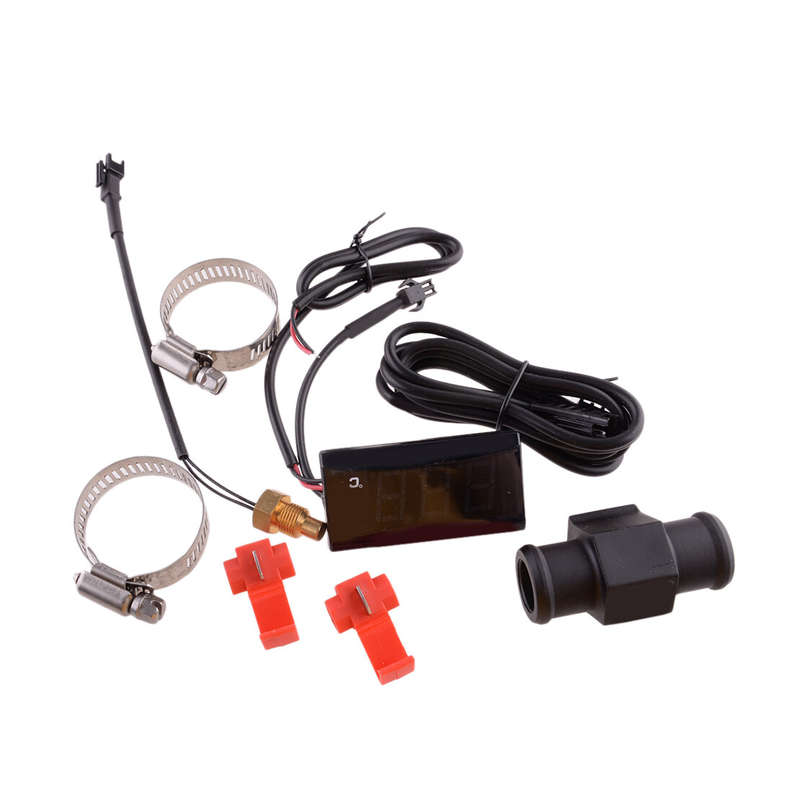Water Temperature Temp Gauge Thermometer Digital Display Meter for Motorcycle