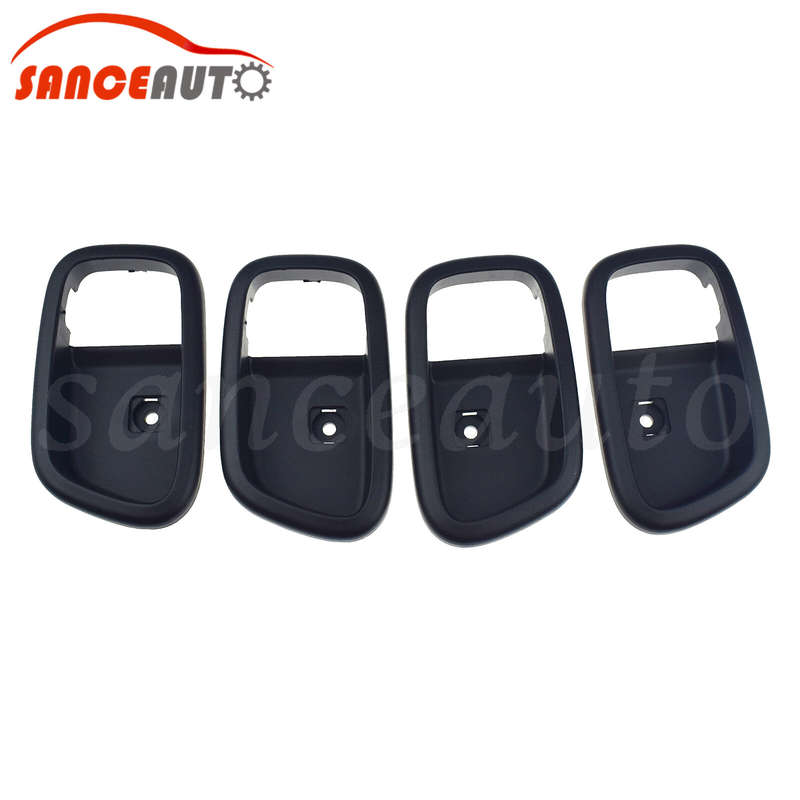 Black Inner Inside Door Handle Bezel Housing For Hyundai Accent 1.6L 2006-2011