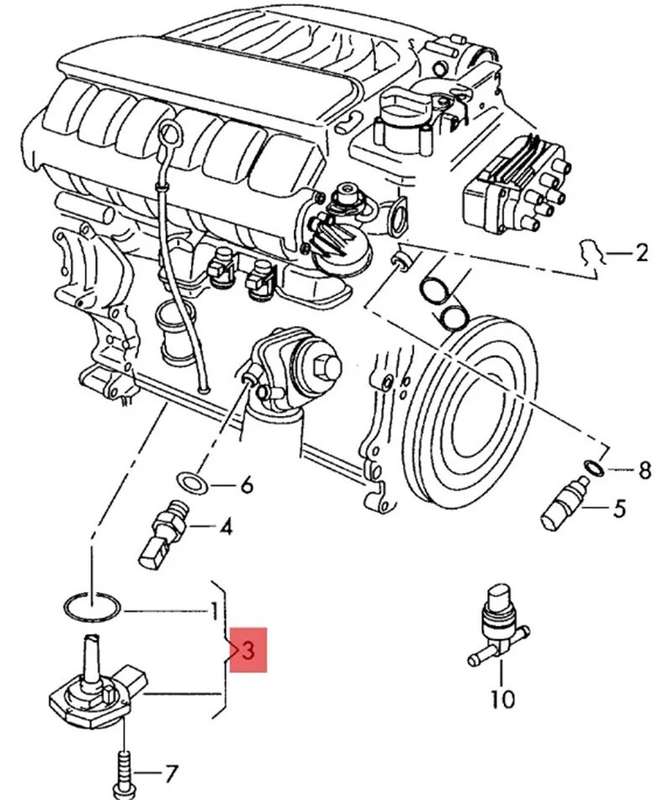 03C907660H For AUDI A1,A3,A4 Allroad B8,S4,A4 B8,A5,A6 C6 Oil Tank Level Sensor