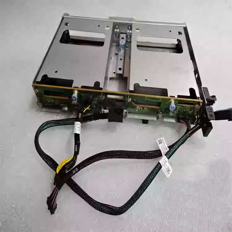 For Dell R740XD Rear Drive Bay 2x LFF 3.5" HDD SSD Backplane & Cage 0YWTC2