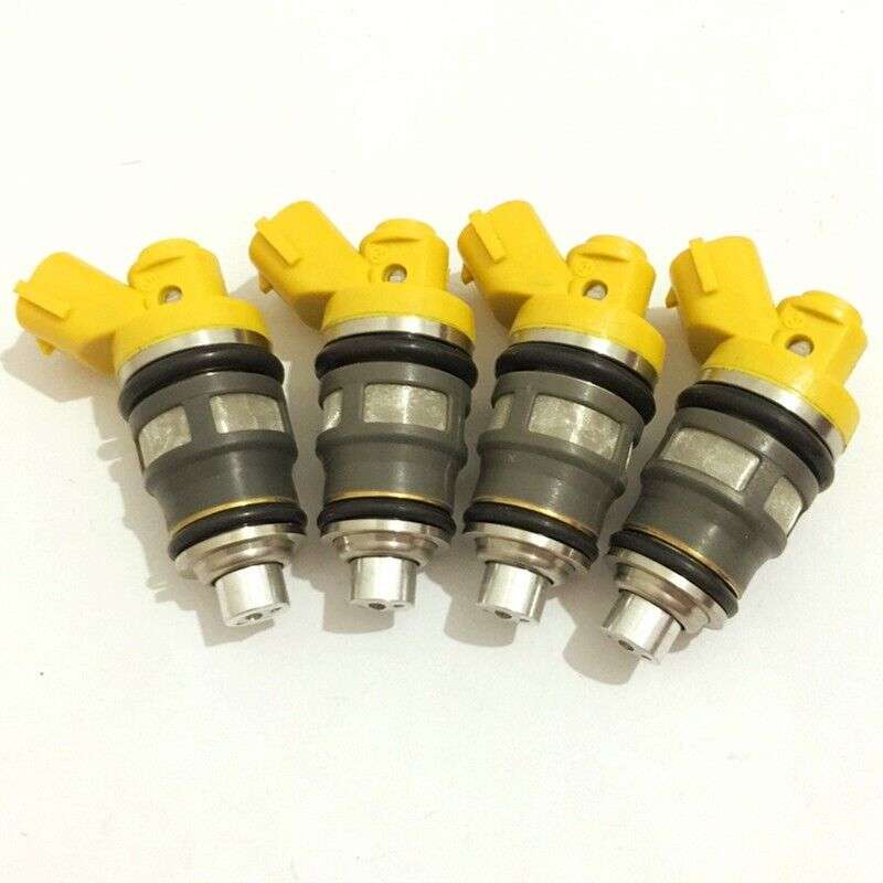 4Pcs FUEL INJECTORS FIT DENSO SW20 3S-GTE EJ20 BG5 BD5 SIDE FEED high imp