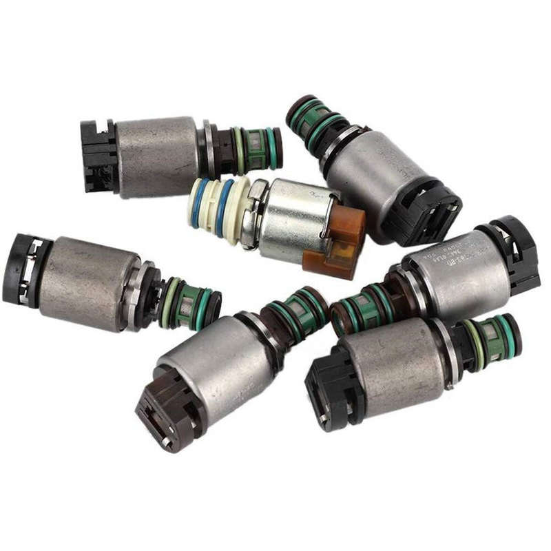 7Pcs 6R60 6R80 6 Speed Automatic Transmission Solenoid Valve For Ford F150