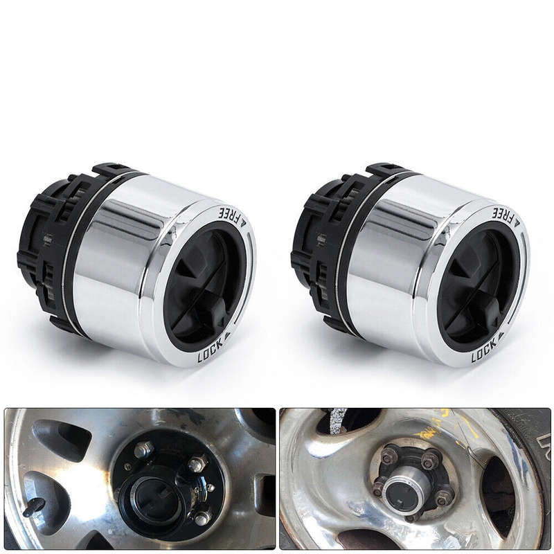 2x Front Manual Locking Hub For Ford Ranger 1998-2000 For Mazda Pickup 2001-2008