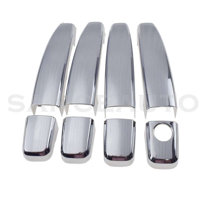 4Pcs Door Handle Cover for Chevy Malibu Cruze Camaro 2010-2014 Chrome Trim New