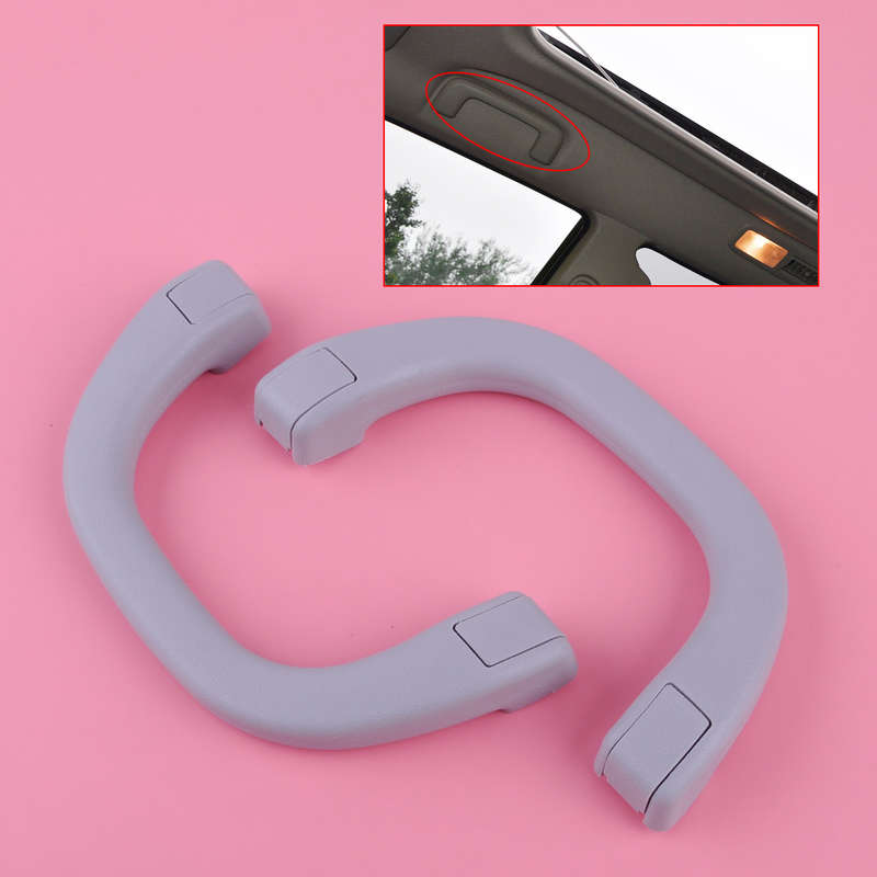 2x Gray L/R A Pillar Roof Handle Fit for Mitsubishi Pajero Montero V31 V32
