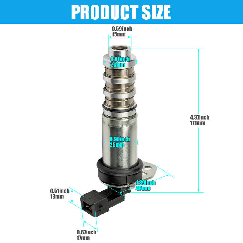 2Pcs 11368605123 New Solenoid Valve for BMW 335i 535i 550i M3 M5 X3 X5 X6 USA