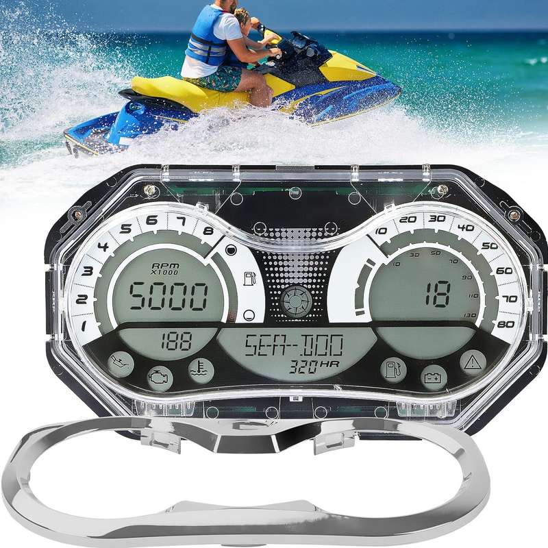 LCD Speedometer Gauge Cluster For Sea Doo BRP GTX RXP RXT Wake 2006-11 27800227