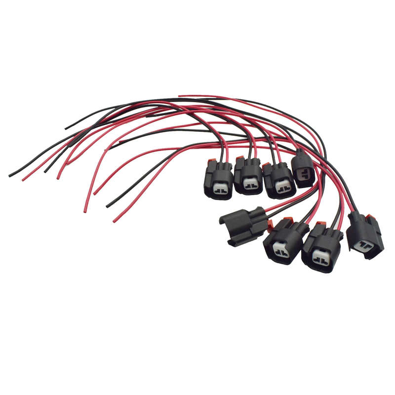 8PCS Fuel Injector Connector Wiring Harness For Wrangler JK TJ, Dodge Jeep New