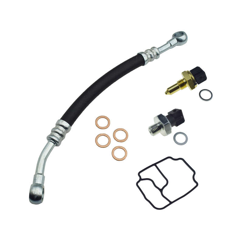 Oil Filter Housing Seal Gasket & Sensor & Hose For BMW E46 E39 E53 325Ci 530i