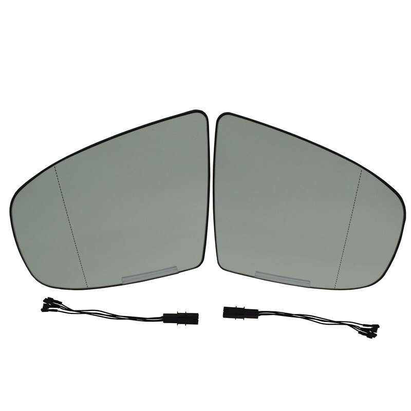 2PCS For BMW X5 E70 X6 E71 E72 LH RH Rearview Wing Mirror Glass Heated W/ Wiring