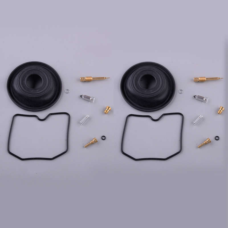 2x Carburetor Carb Repair Rebuild Kit Fit For Kawasaki Vulcan 500 EN500C LTD