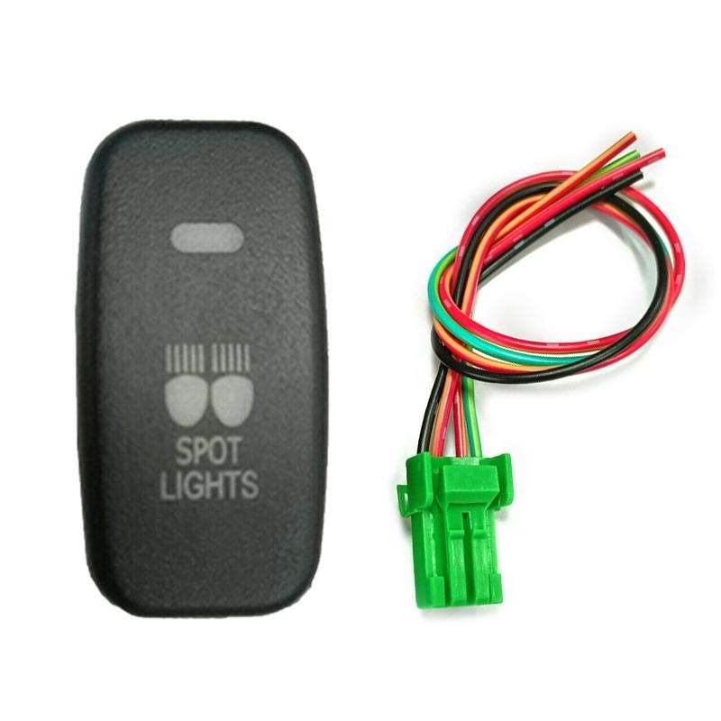 Car Push Switch Led Light Fit for Mitsubishi Pajero Challenger Triton ML MN