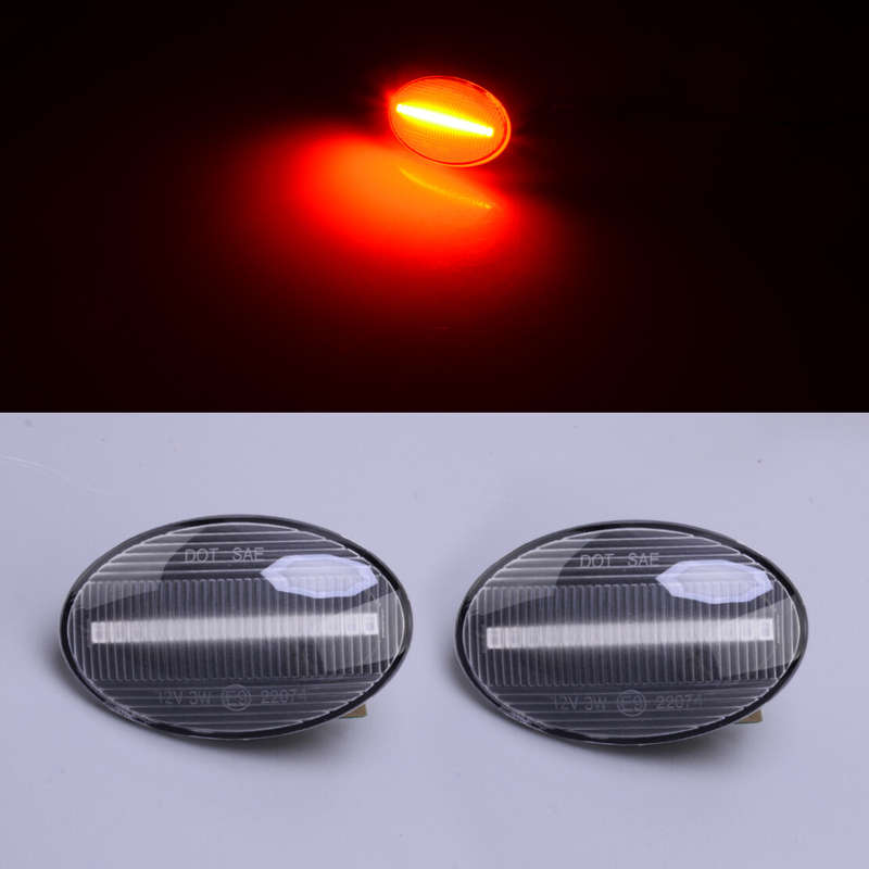 2Pcs Front LED Fender Side Marker Lights Lamp fit for Ford F-350 F-450 99-10 New