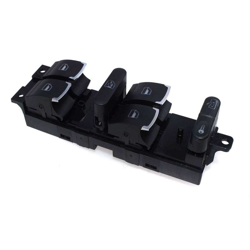 Chrome Electric Power Window Switch For VW Golf MK5 Passat B6 Caddy 3BD959857