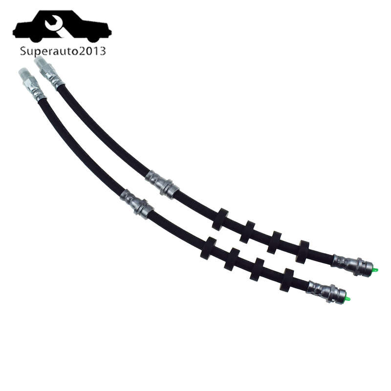 Pair Front Brake Hose For Ford Escape 08-12 Mazda Tribute Mercury Mariner 08-11