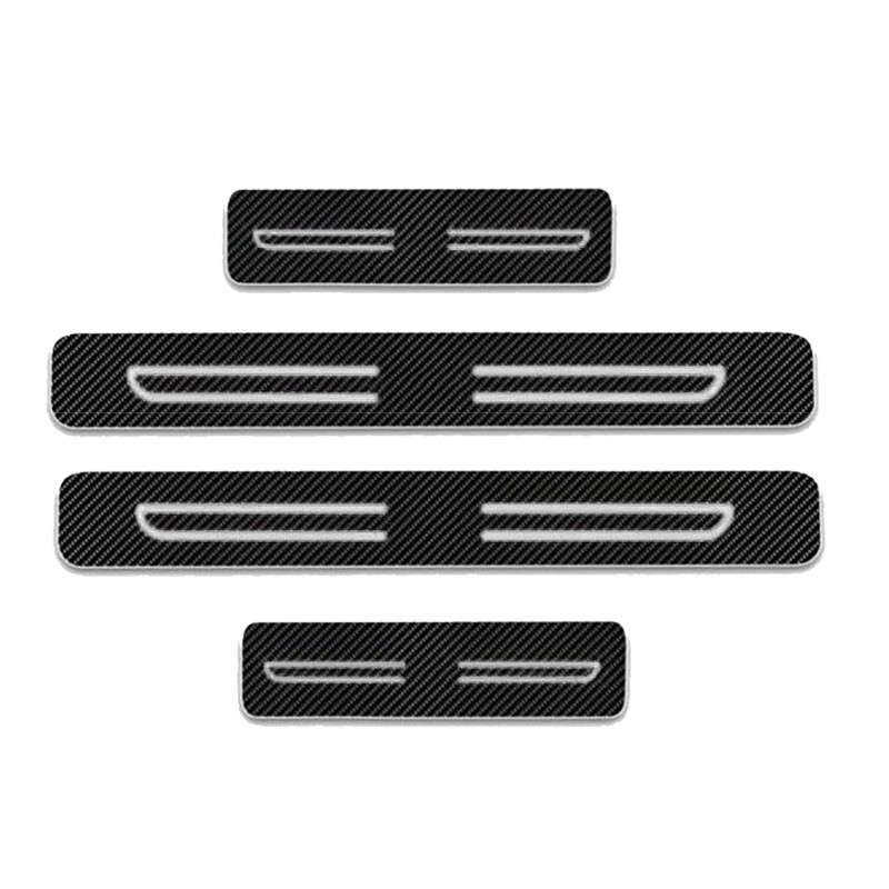 4pc Fit for: Toyota Access Car Door Sill Plate Protector Scuff Entry Guard Cover
